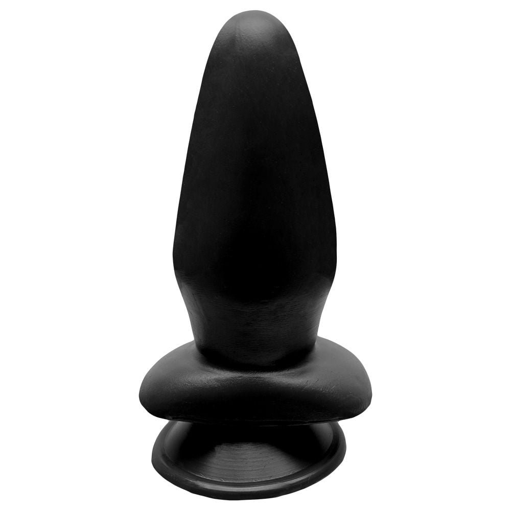 Plug Borracha Maciço Ventosa 14 X 5,5cm Soulsex