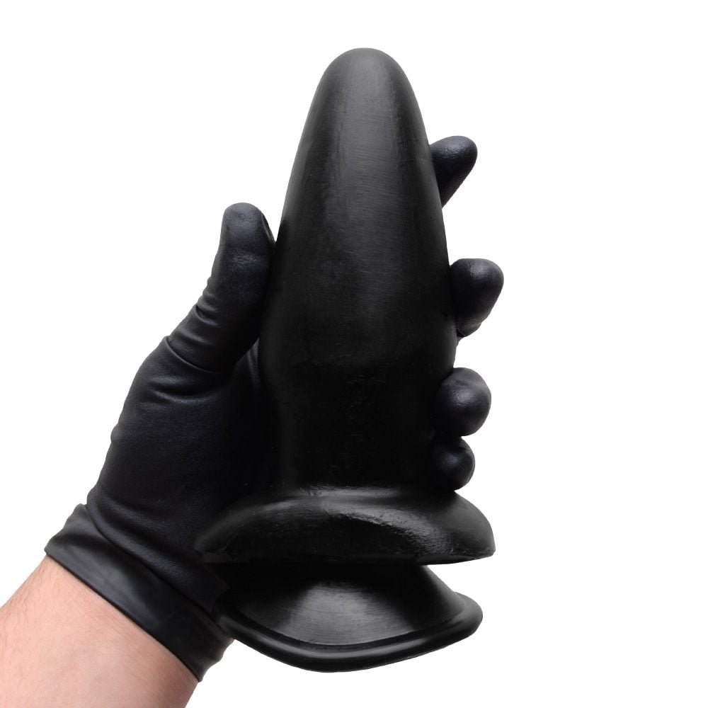 Plug Borracha Maciço Ventosa 14 X 5,5cm Soulsex