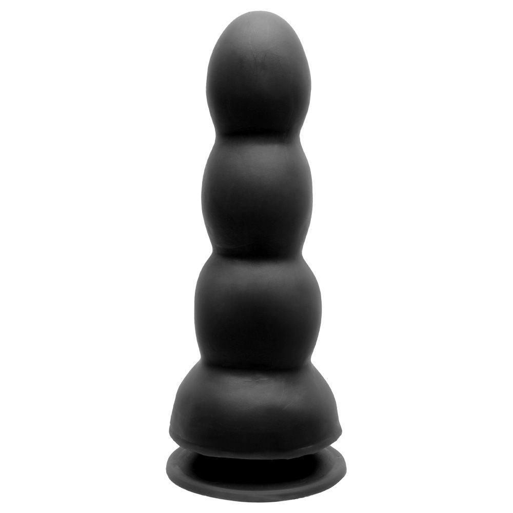 Plug Borracha Maciço Ventosa 17,5 X 5cm Soulsex