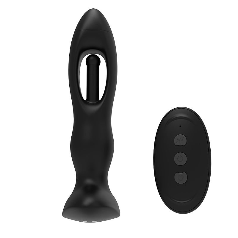 Plug com Dedilhar Slap e Vibro / com controle Remoto