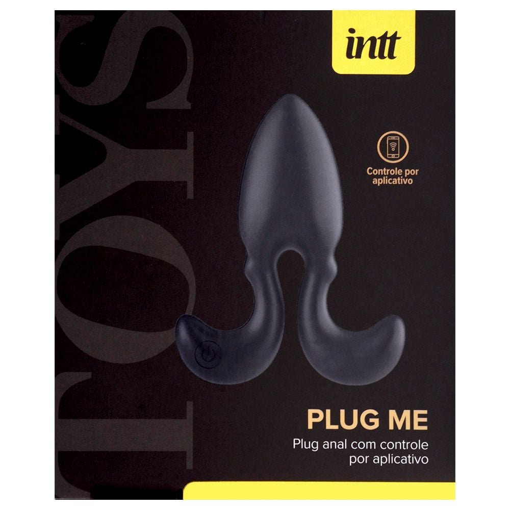 Plug Me Preto Com 10 Modos De Vibração Intt