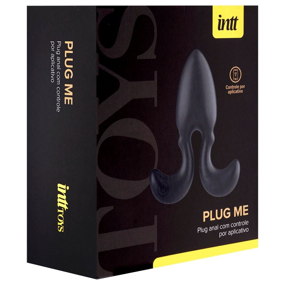 Plug Me Preto Com 10 Modos De Vibração Intt