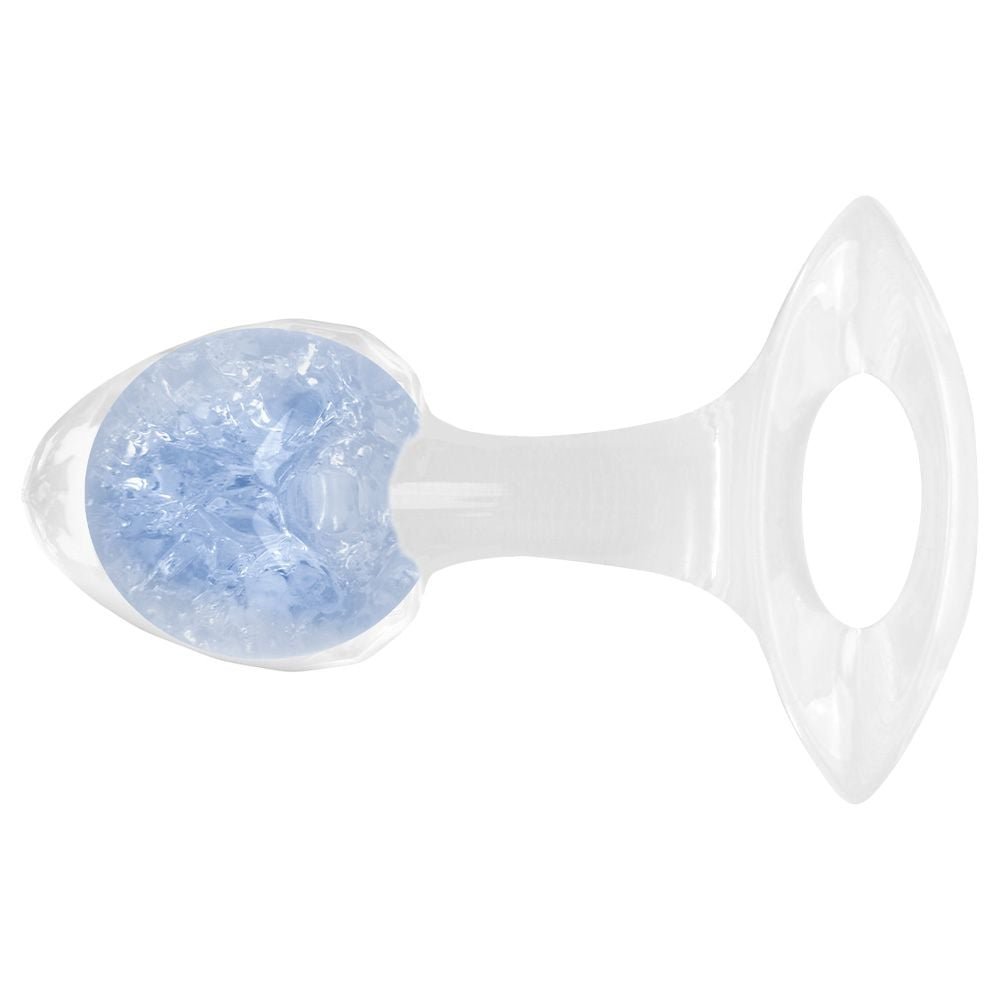 Plug P Anal Silicone Esfera Vidro Diamante Vipmix