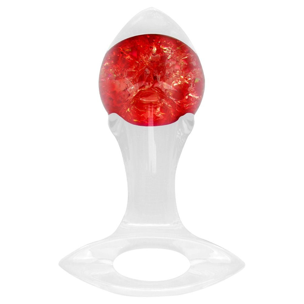 Plug P Anal Silicone Esfera Vidro Seta Vipmix