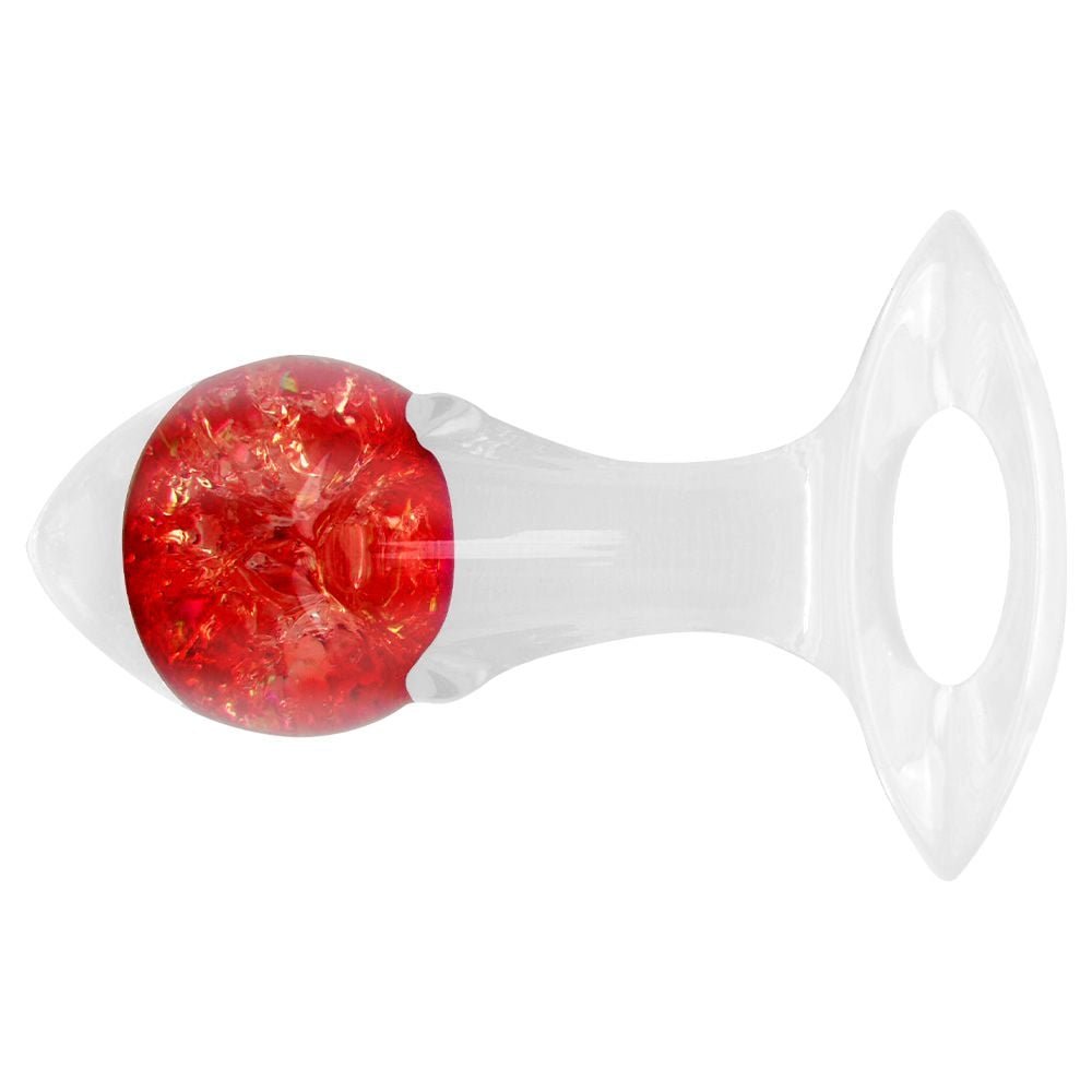 Plug P Anal Silicone Esfera Vidro Seta Vipmix