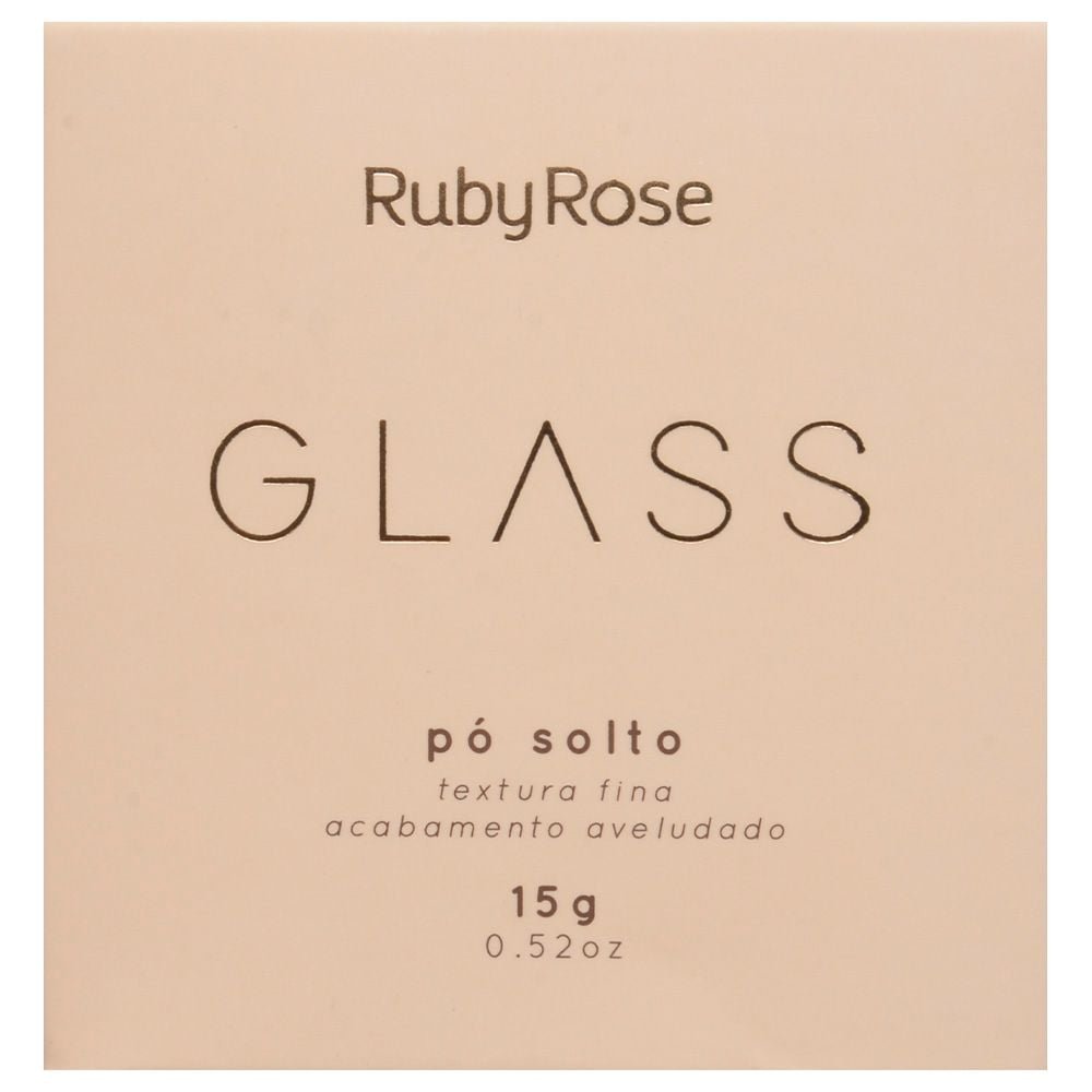 Pó Solto Textura Fina Glass 15g Ruby Rose