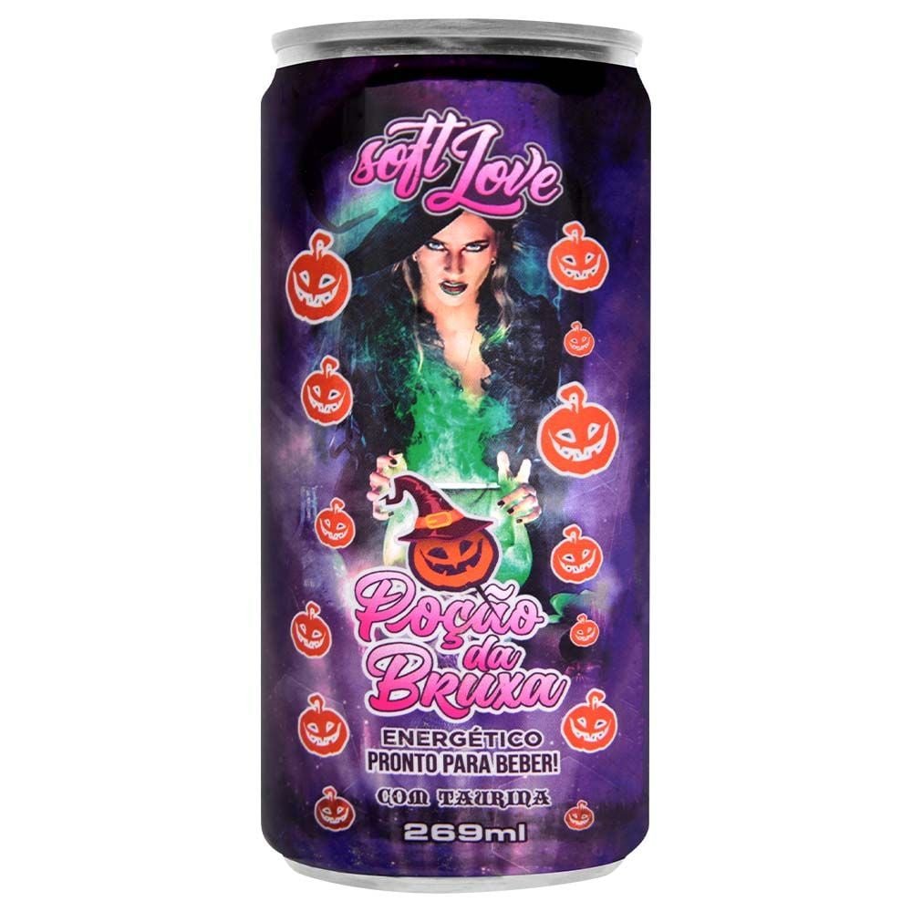 Poção Da Bruxa Energético Taurina 269ml Soft Love