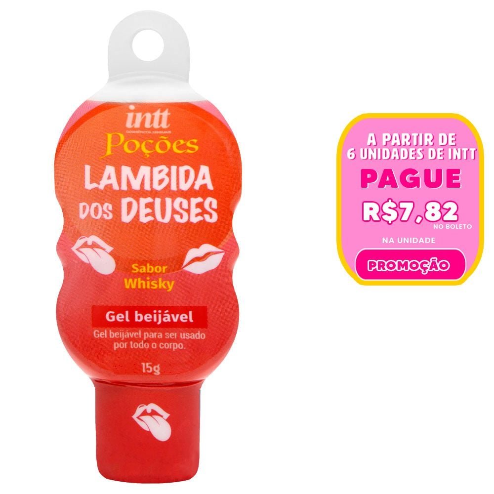 Poção Lambida Dos Deuses Gel Beijável Hot 15g Intt