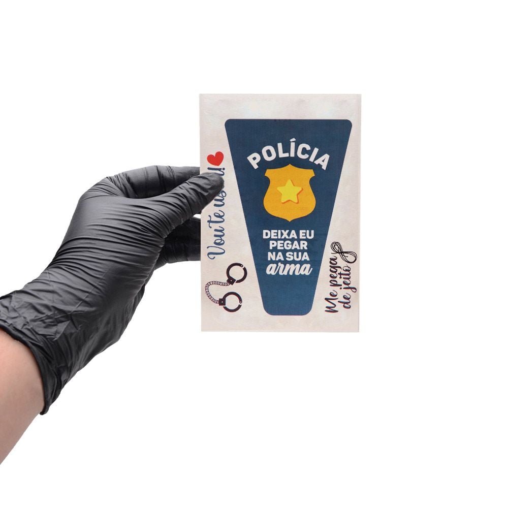 Polícia Tatuagem Temporária 10 X 14cm Sedux