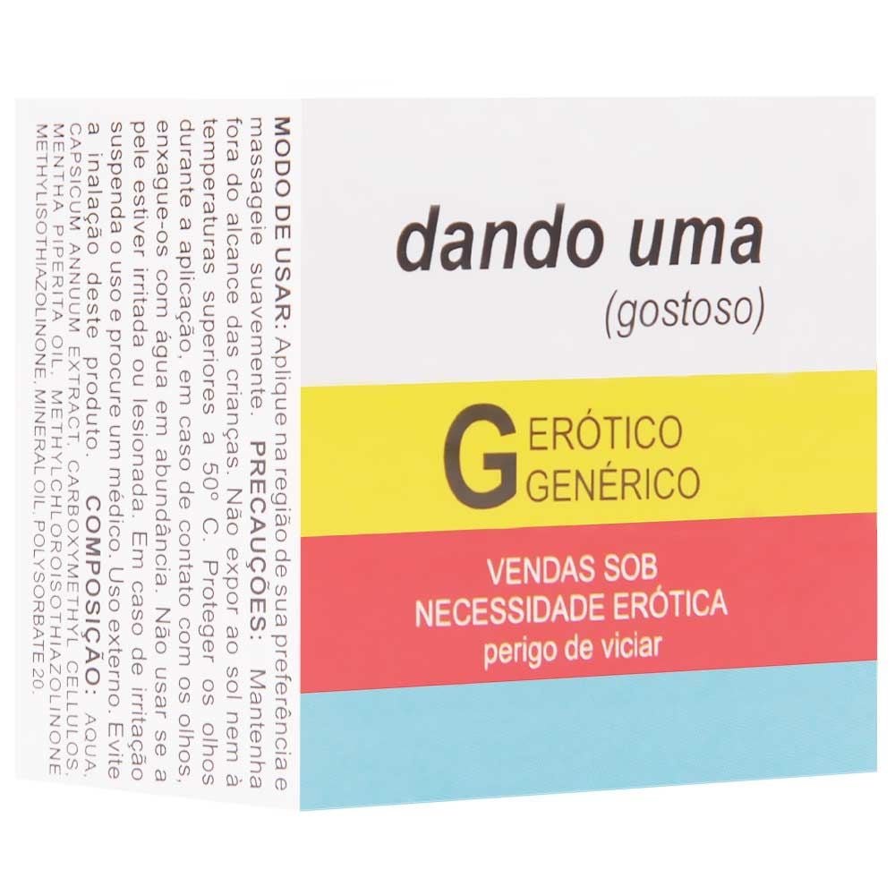 Pomada Dando Uma Gostoso 3g Segred Love
