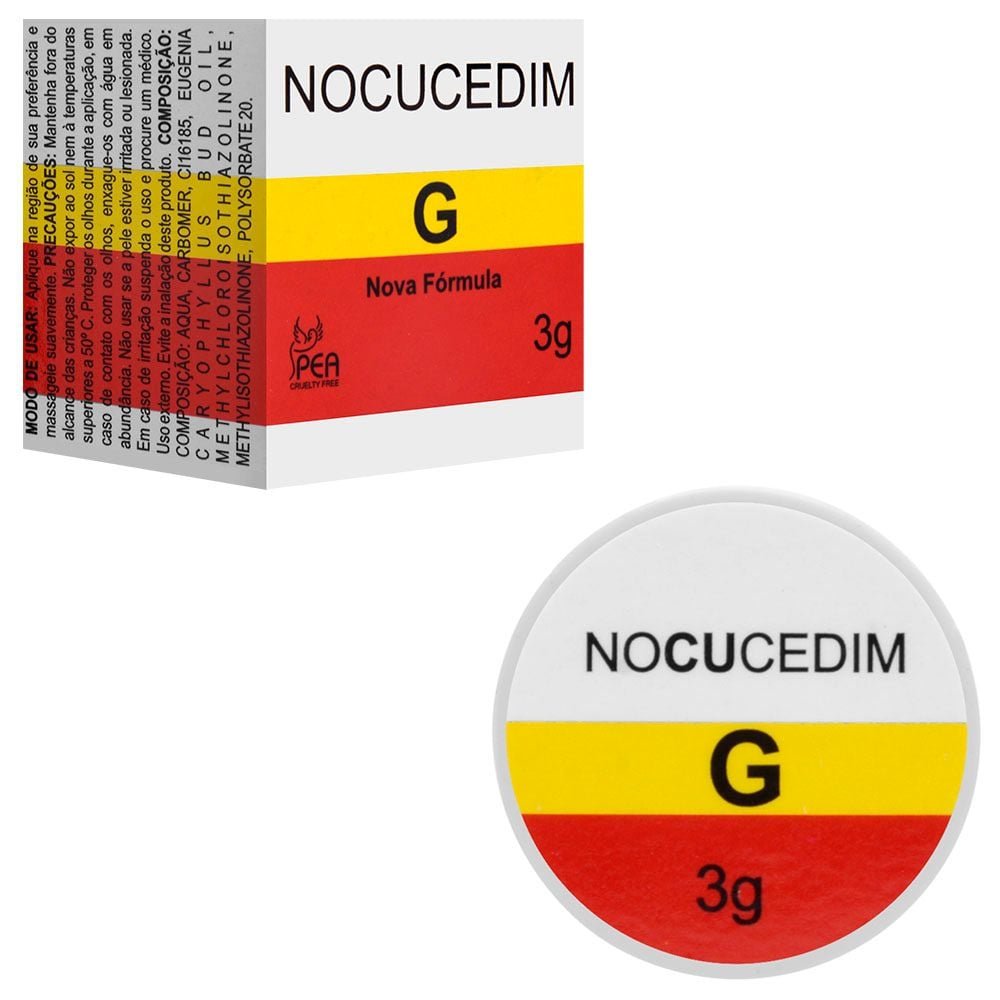 Pomada Nocucedim Comgosto 3g Segred Love