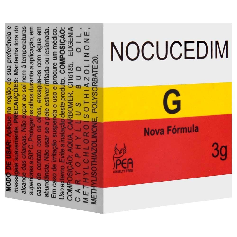 Pomada Nocucedim Comgosto 3g Segred Love