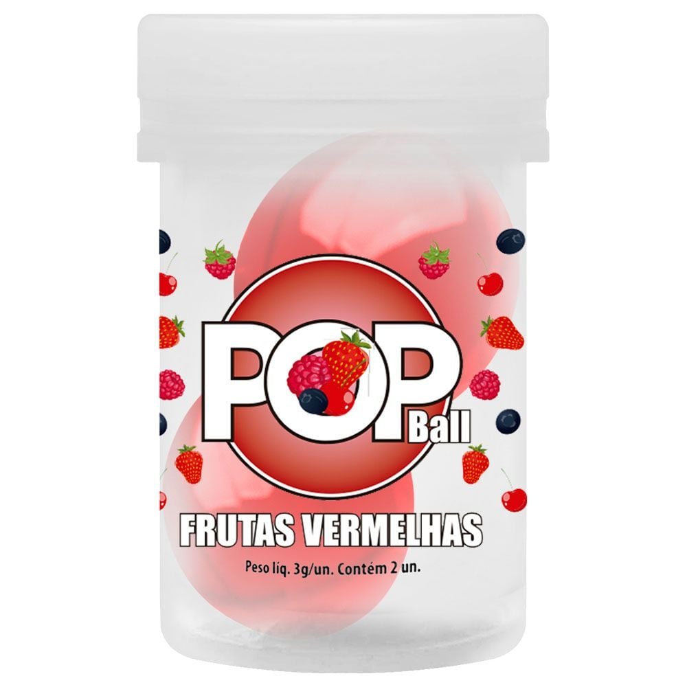 Pop Ball Bolinha Lubrificante Beijável Sensual Love
