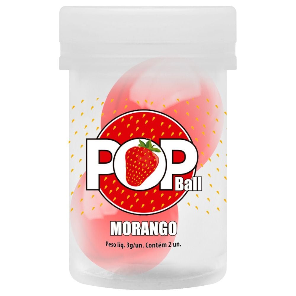 Pop Ball Bolinha Lubrificante Beijável Sensual Love