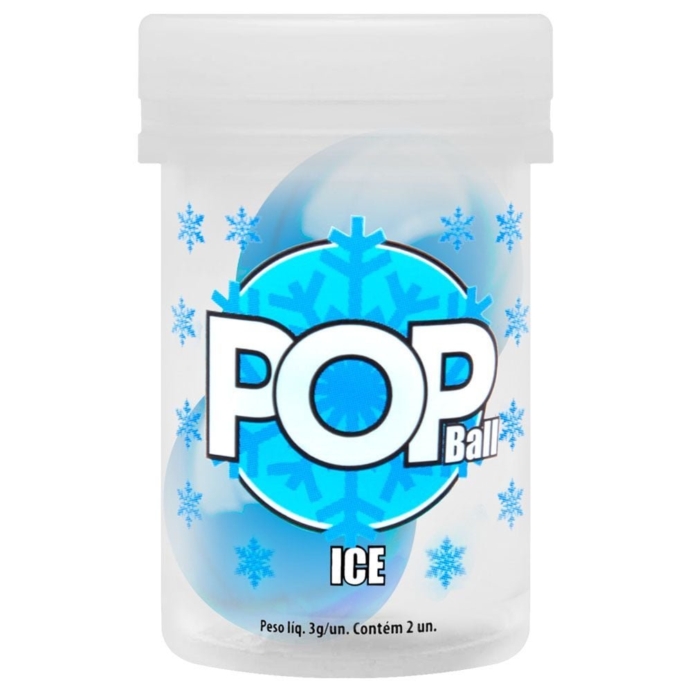 Pop Ball Bolinha Lubrificante Ice Sensual Love