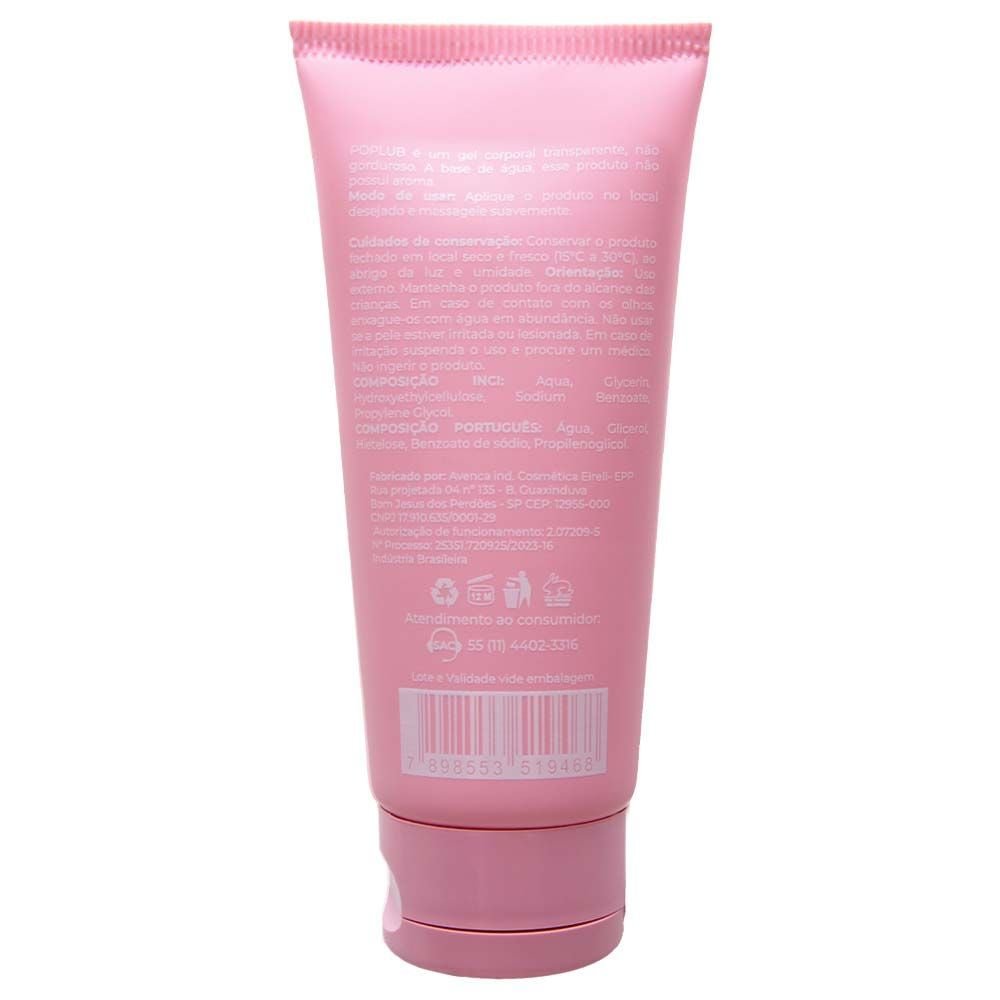 Pop Lub Gel Corporal Neutro 60g Sensual Love