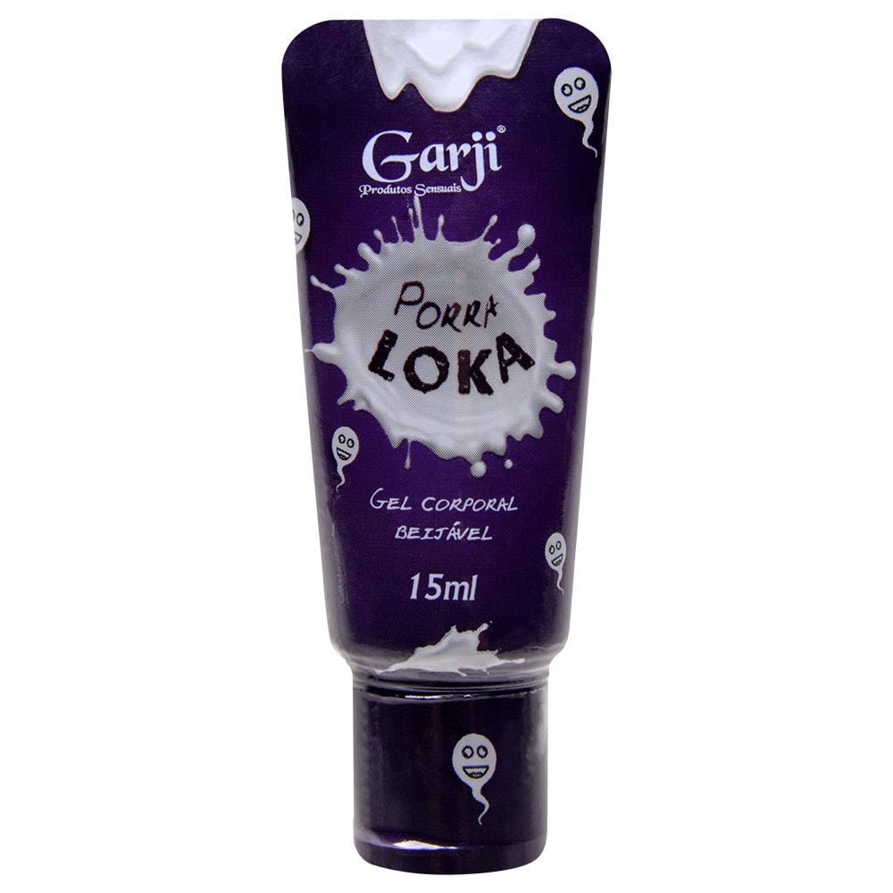Porra Loka Gel Beijável Esperma 15ml Garji