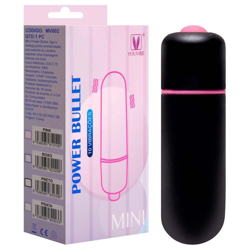 Power Bullet Clássico 5,5 X 1,5cm Vipmix