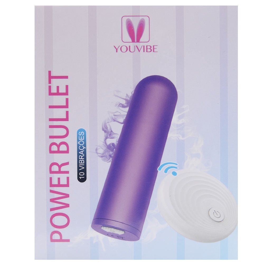 Power Bullet Recarregável 10 Vibrações Wireless Vipmix