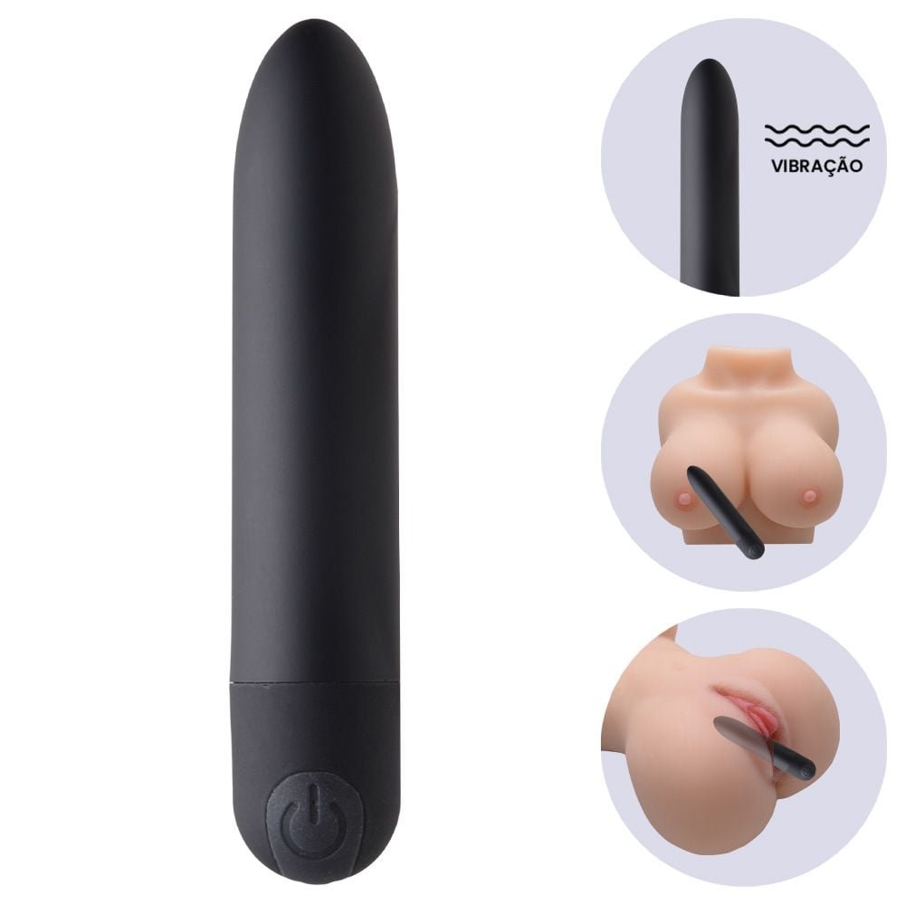 Power Bullet Recarregável 10 Vibrações Youvibe Vipmix