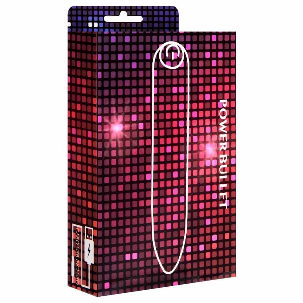 Power Bullet Recarregável 10 Vibrações Youvibe Vipmix