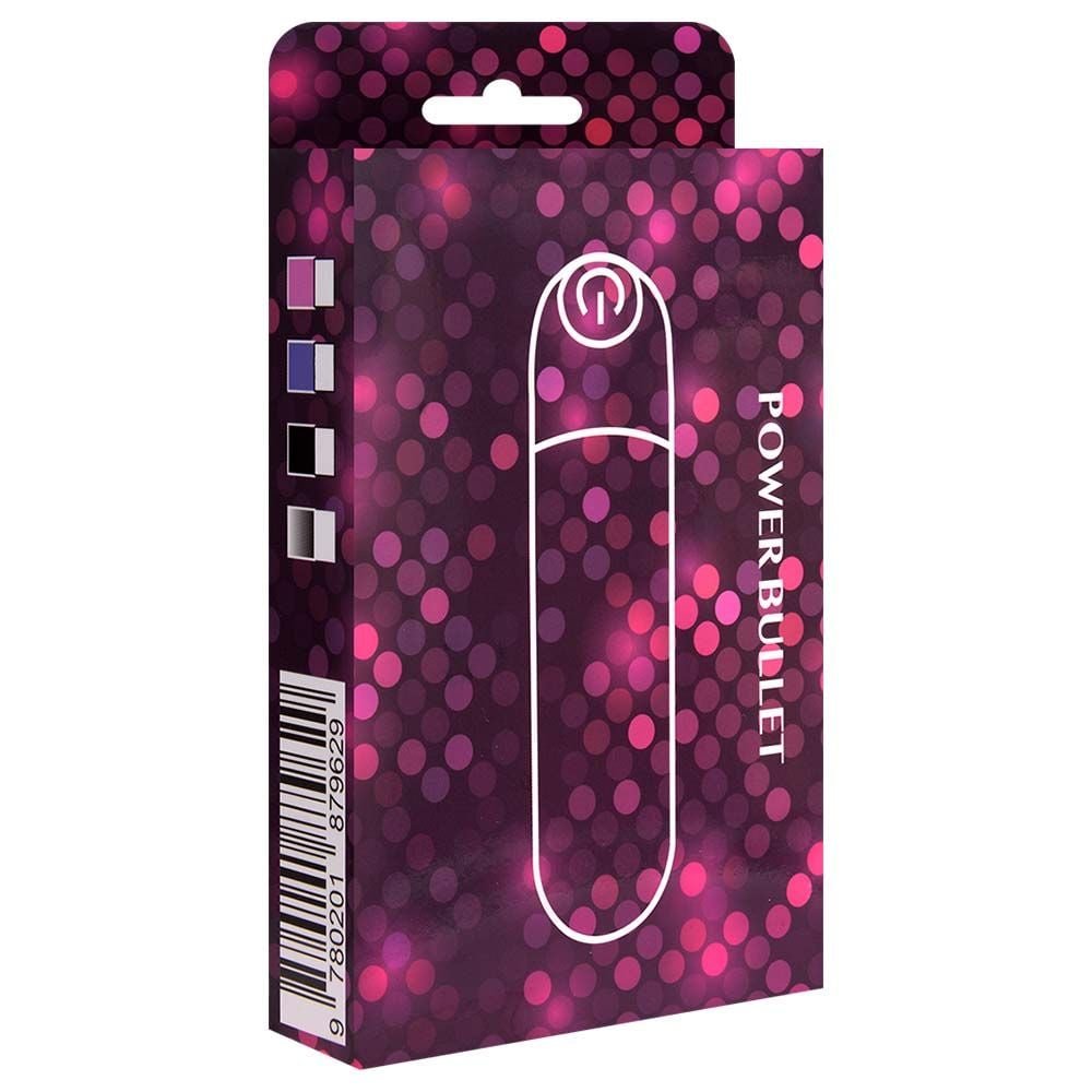 Power Bullet Recarregável Com 10 Vibrações Vipmix