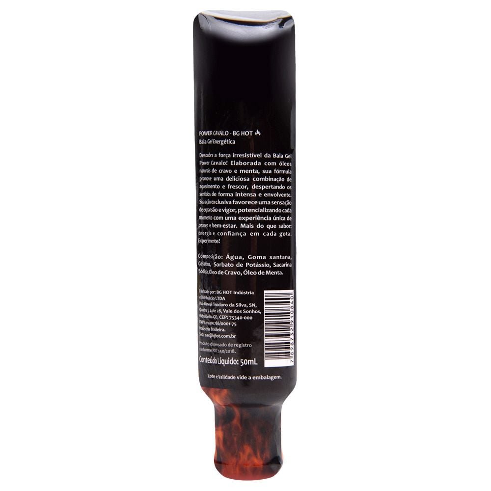 Power Cavalo Gel Energy Beijável 50g Banho De Gata