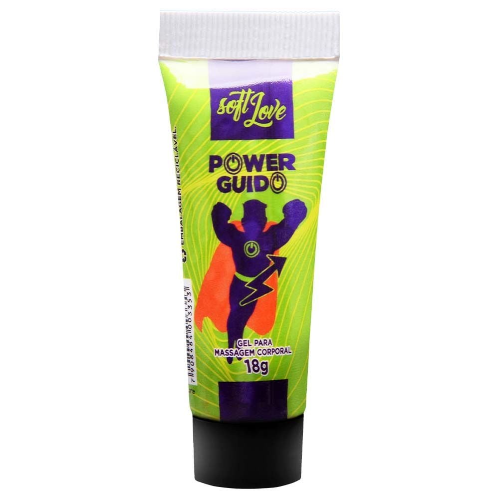 Power Guido Gel Excitante Masculino 15ml Soft Love