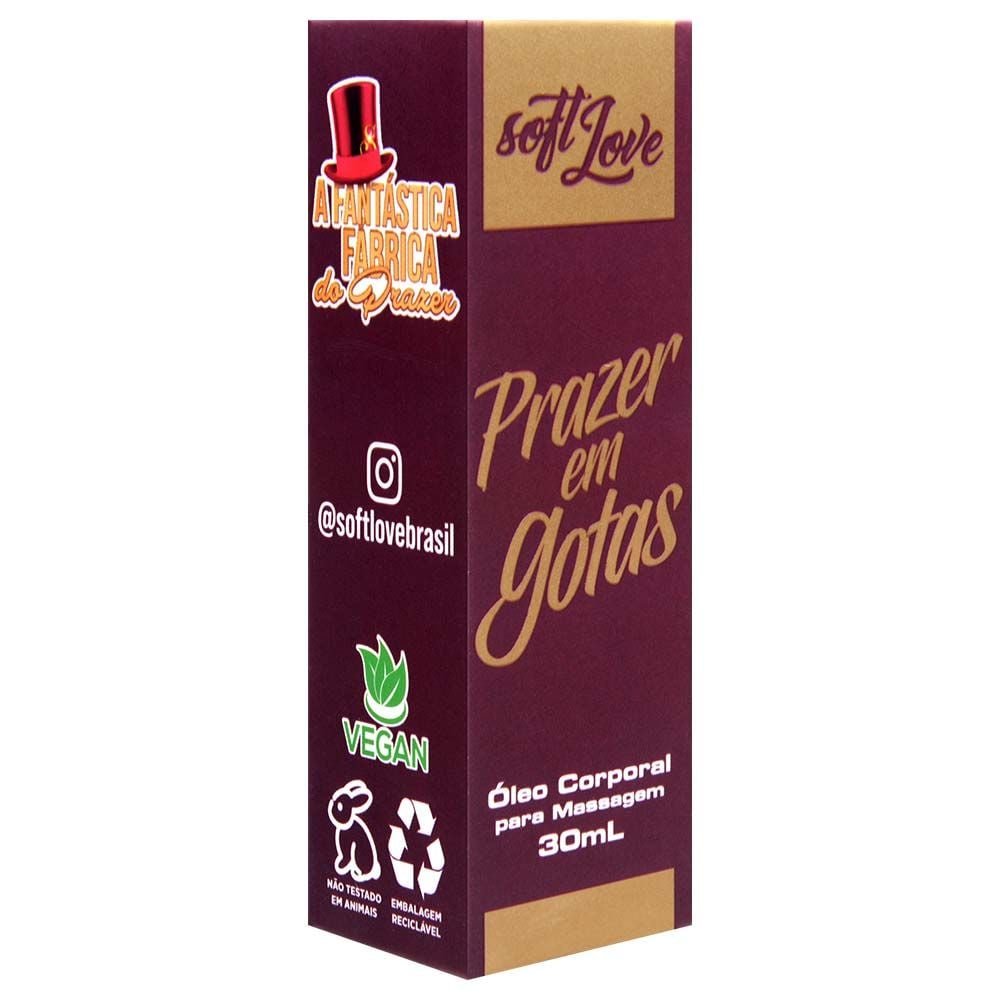 Prazer Em Gotas óleo Excitante Hot 30ml Soft Love