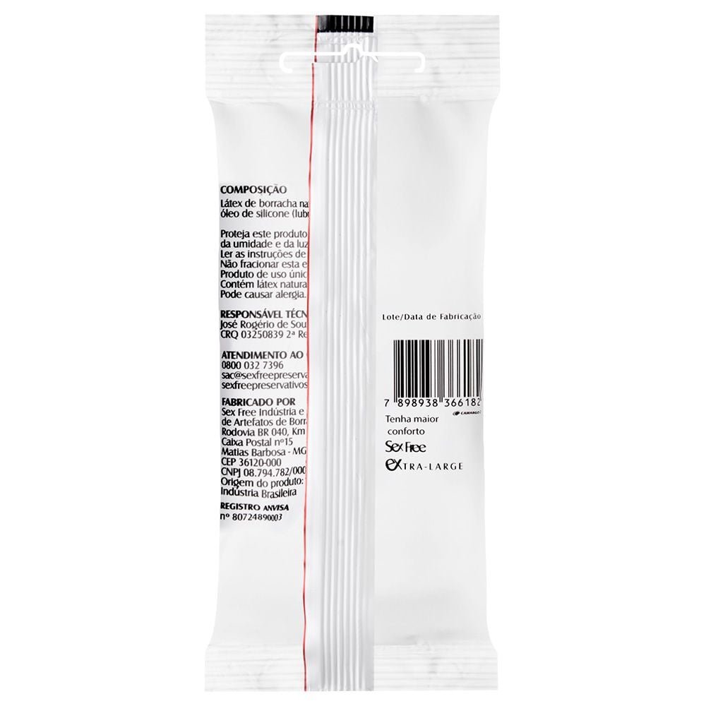 Preservativo Basic Com 8 Unidades Sex Free