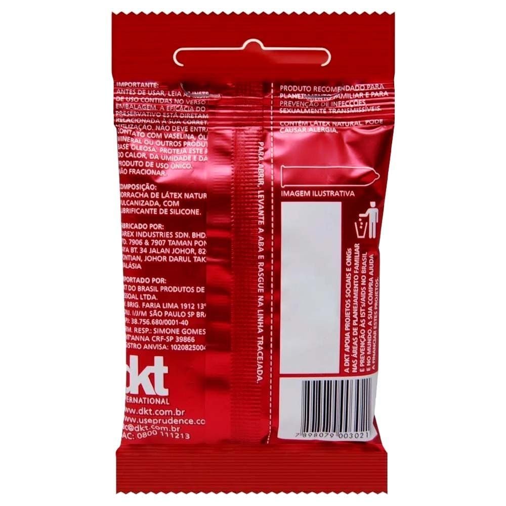 Preservativo Clássico Com 3 Unidades Prudence