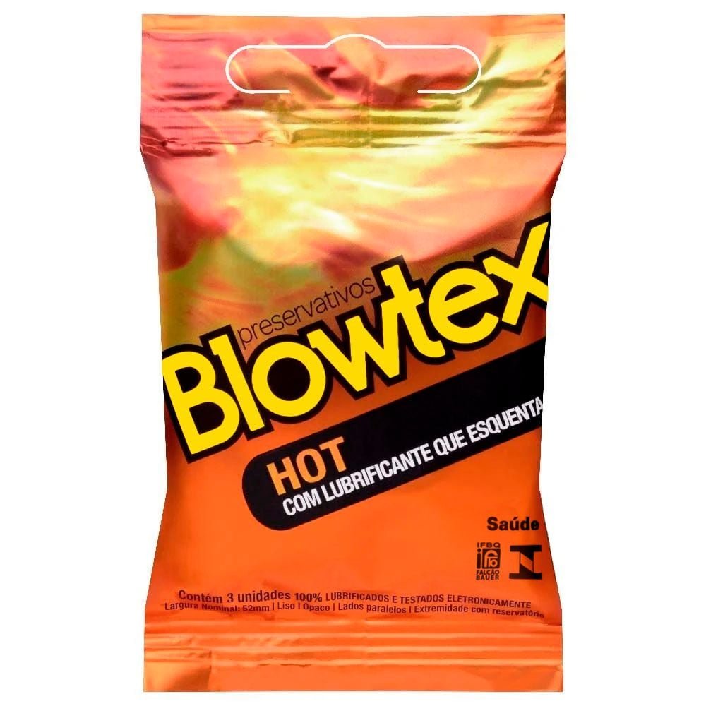 Preservativo Hot 03 Unidades Blowtex