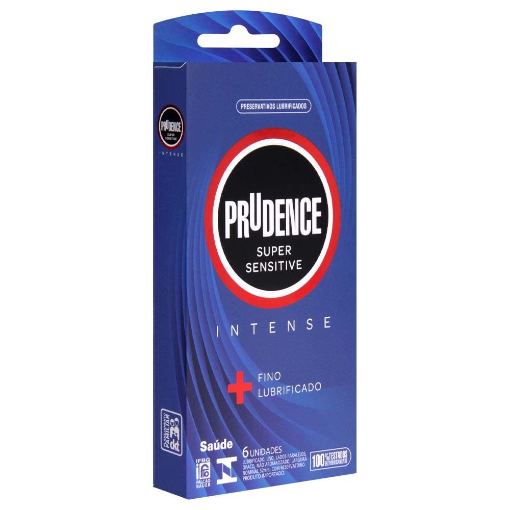 Preservativo Intense 06 Unidades Prudence
