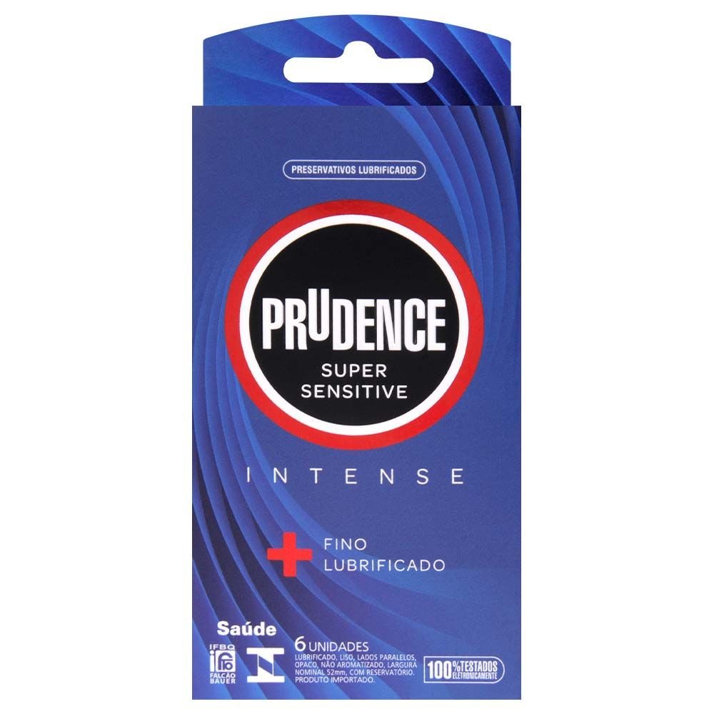 Preservativo Intense 06 Unidades Prudence