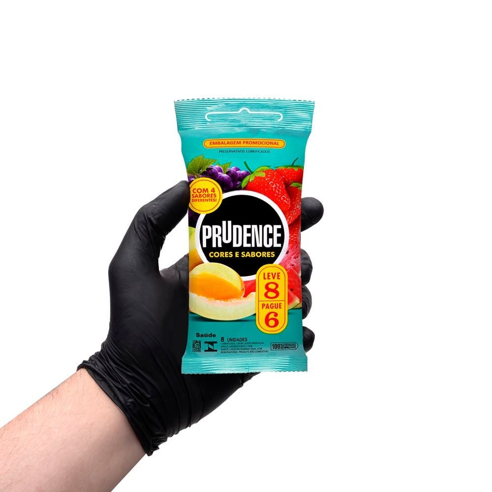 Preservativo Mix Cores E Sabores 06 Unidades Prudence