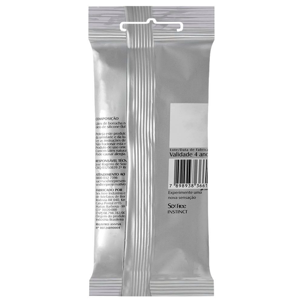 Preservativo Sensitive Com 8 Unidades Sex Free