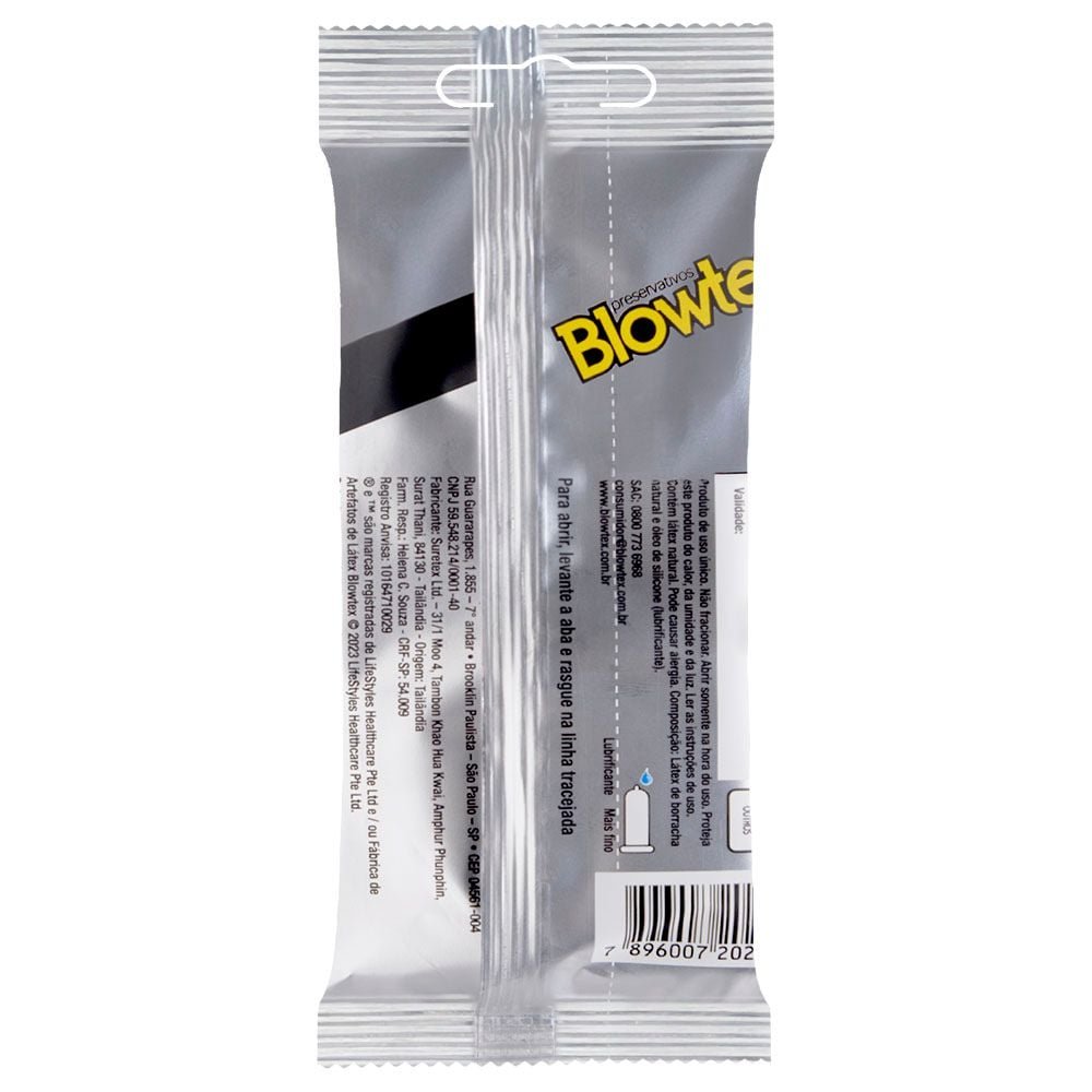 Preservativo Sensitive Extra Fino 06 Unidades Blowtex