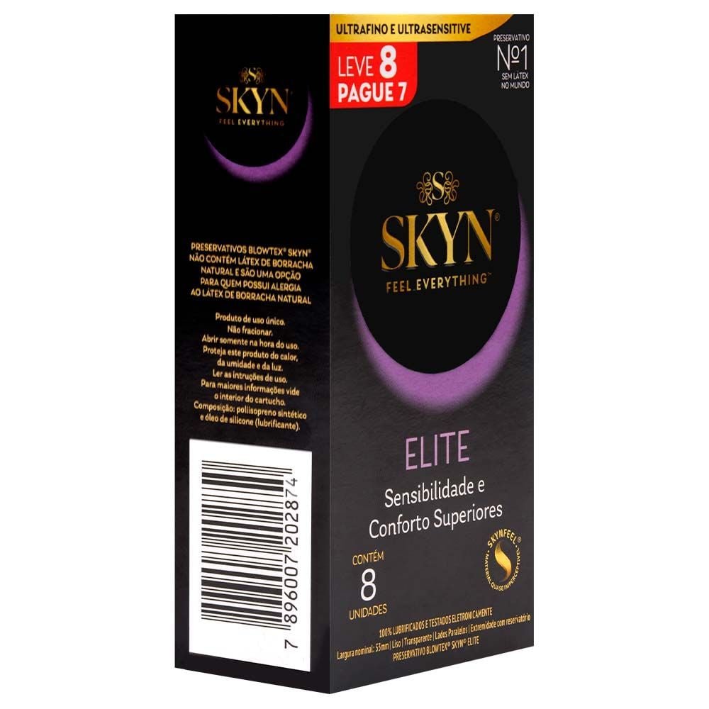 Preservativo Skyn Elite 8 Unidades Blowtex