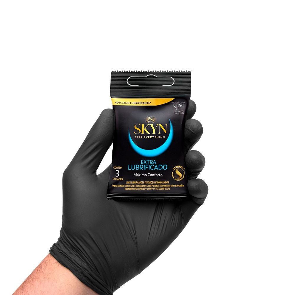 Preservativo Skyn Extra Lubrificado 03 Unidades Blowtex