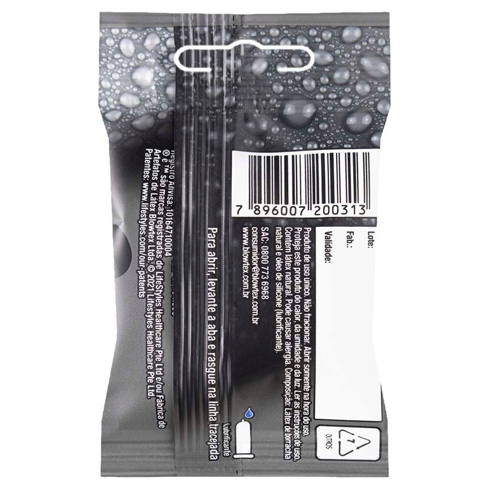 Preservativo Tradicional Lubrificado 03 Unidades Blowtex
