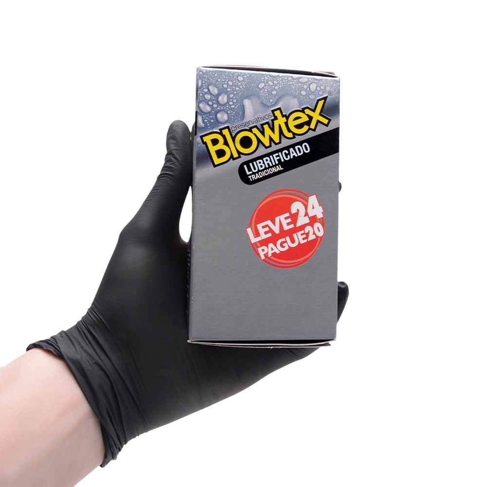 Preservativo Tradicional Lubrificado 24 Unidades Blowtex