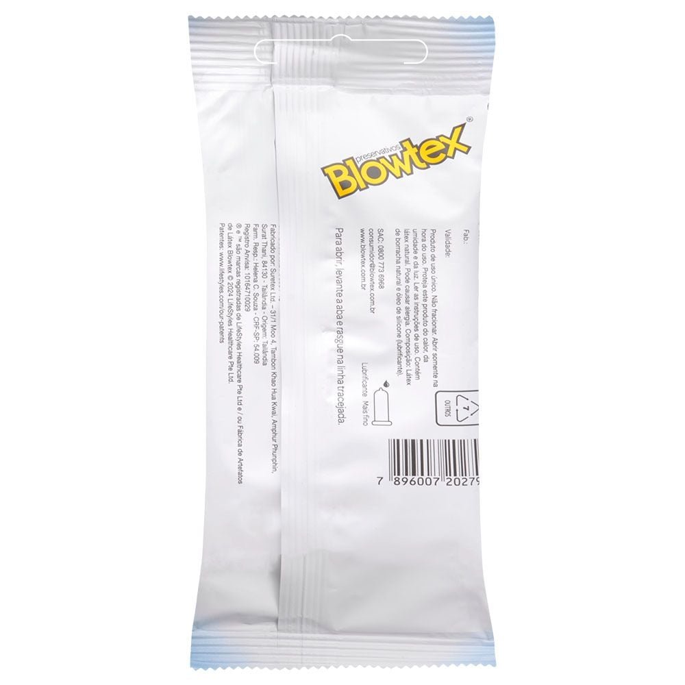 Preservativo Zero Mais Fino 06 Unidades Blowtex
