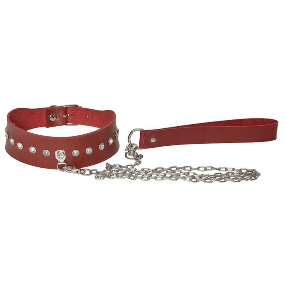 Princess Choker Cravejada Com Guia Dominatrixxx