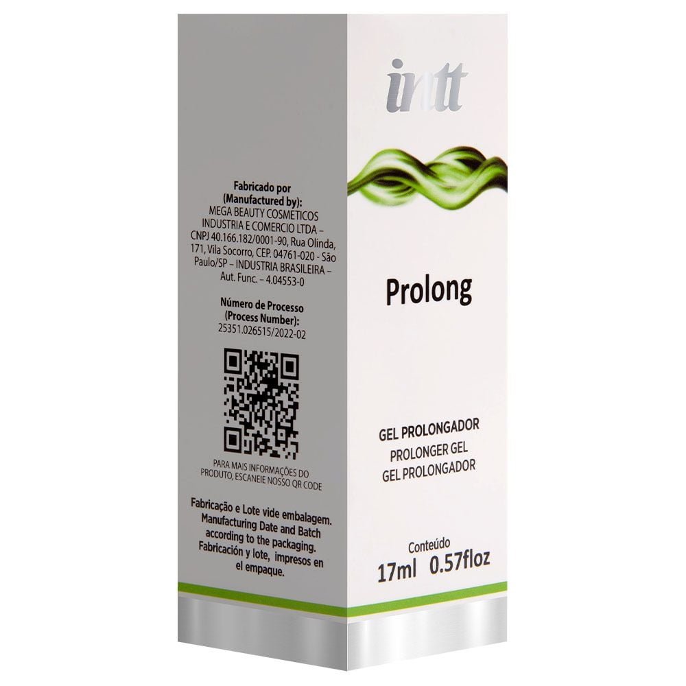 Prolong Gel Prolongador Masculino 17ml Intt