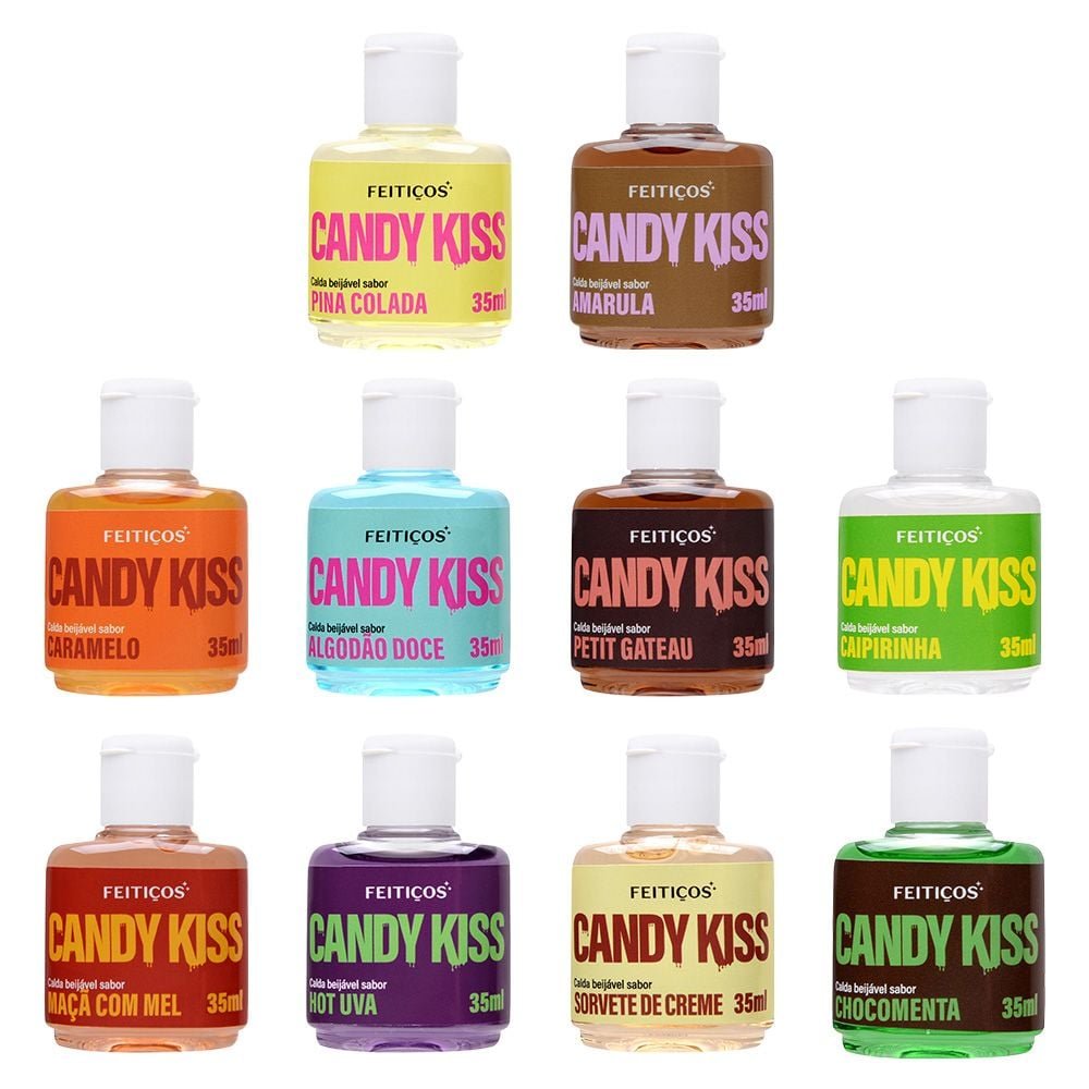 Promo Candy Kiss Gel Comestível 35ml Feitiços