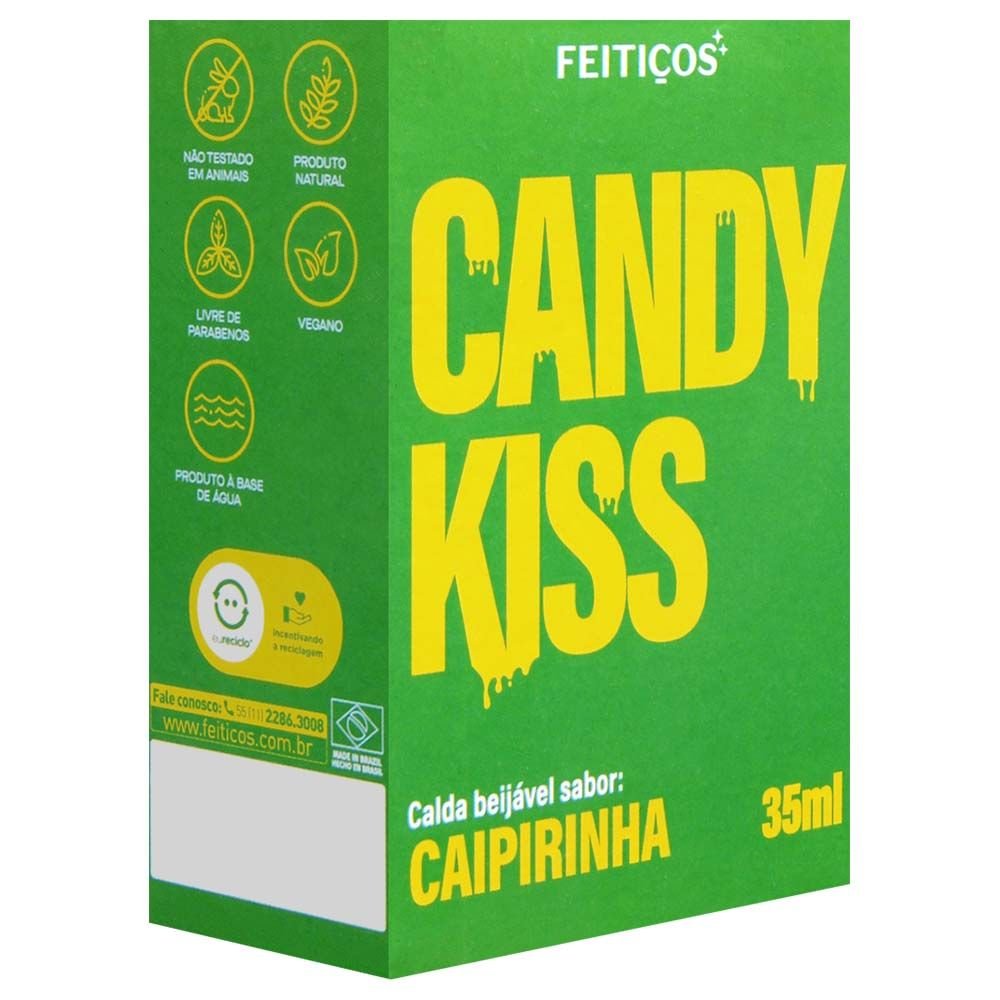 Promo Candy Kiss Gel Comestível 35ml Feitiços