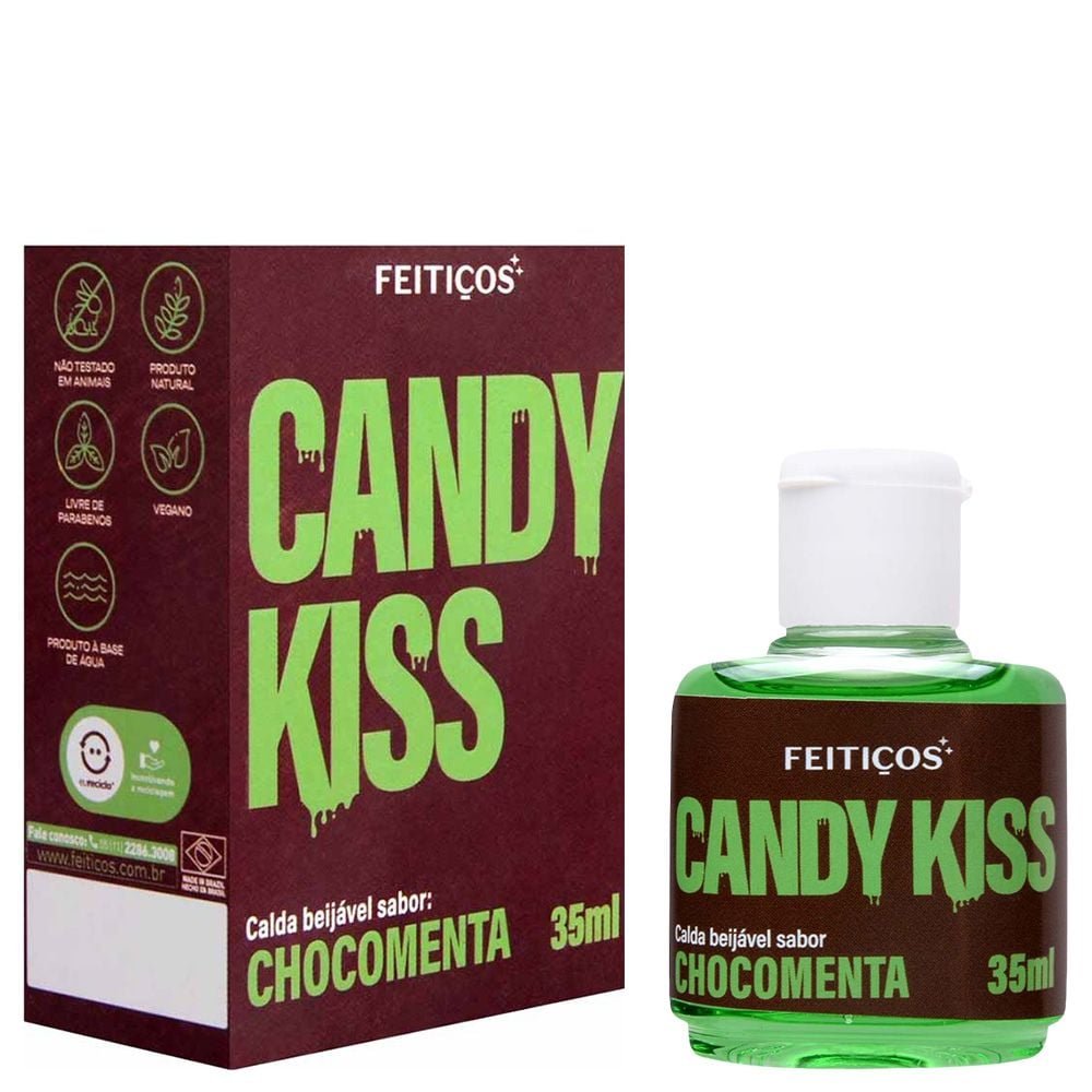 Promo Candy Kiss Gel Comestível 35ml Feitiços