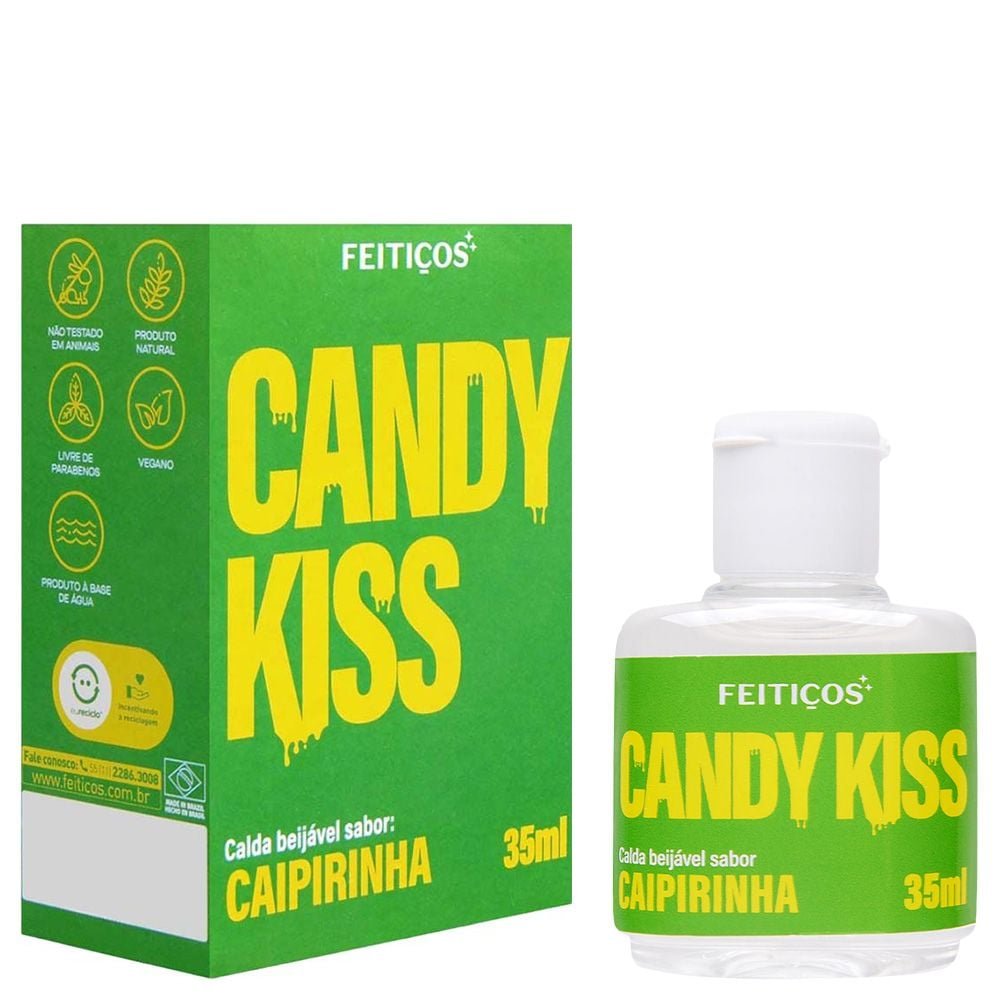 Promo Candy Kiss Gel Comestível 35ml Feitiços