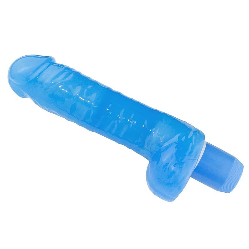 Prótese com Vibro á pilha -14,2 X 4,0 cm - Aphrodisia - Bege