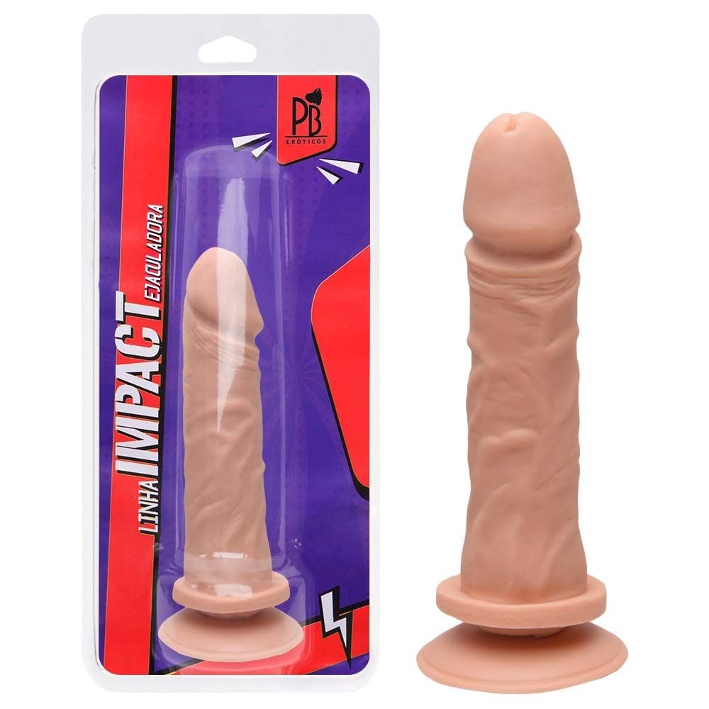 Prótese Ejaculador Silicone 16 X 3,2cm Pau Brasil